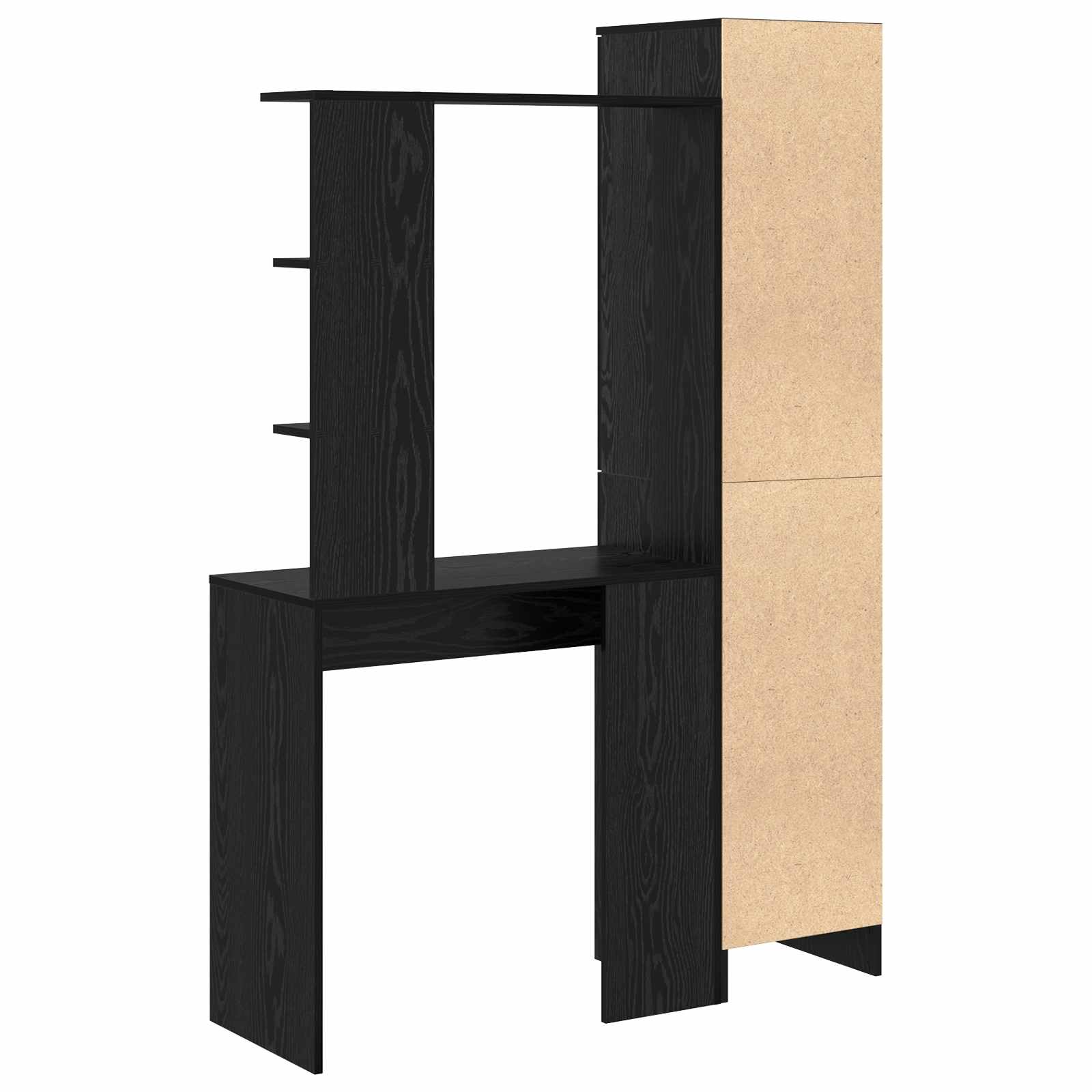 Desk 2 pcs Black Oak