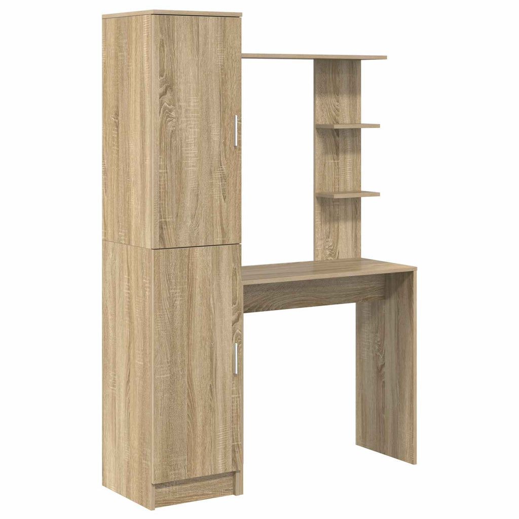 Desk 2 pcs Sonoma Oak