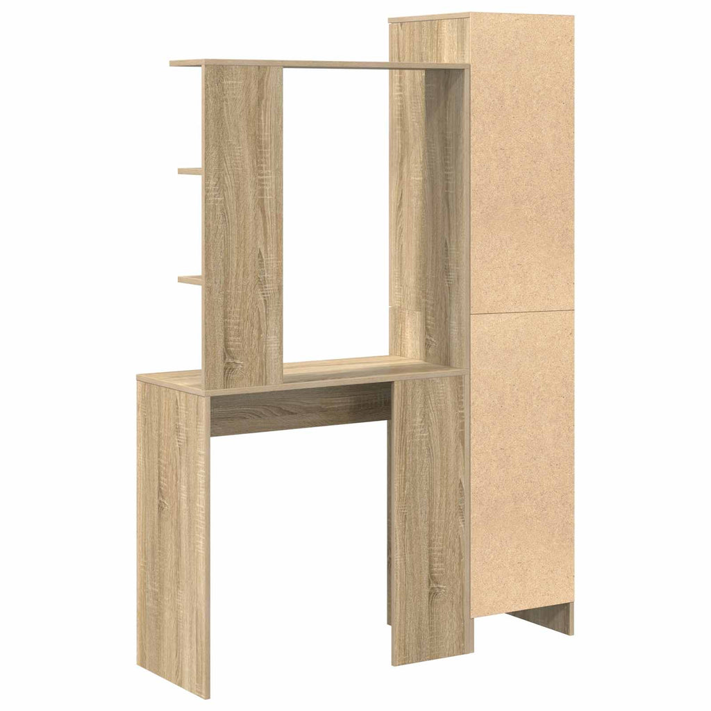 Desk 2 pcs Sonoma Oak