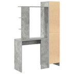Desk 2 pcs Concrete Grey