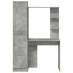Desk 2 pcs Concrete Grey