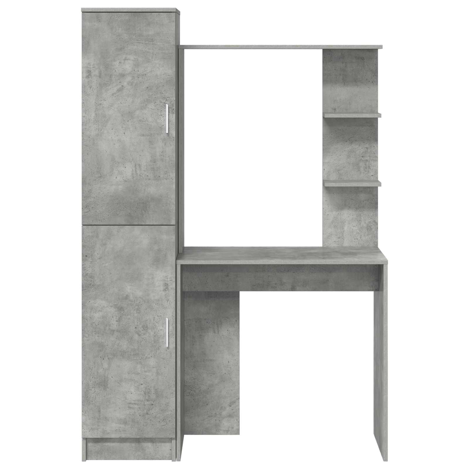 Desk 2 pcs Concrete Grey