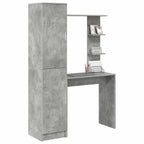 Desk 2 pcs Concrete Grey