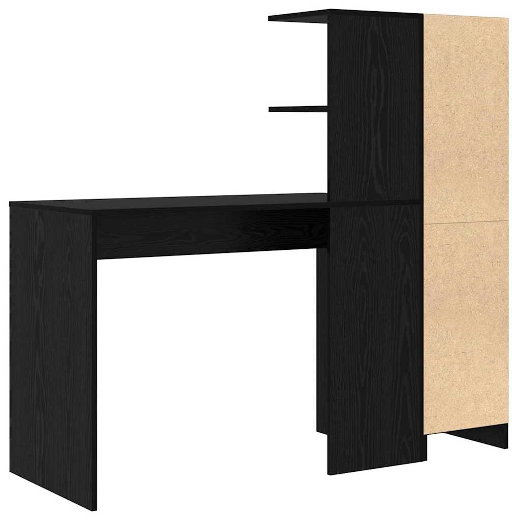 Desk 2 pcs Black Oak