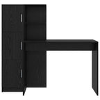 Desk 2 pcs Black Oak