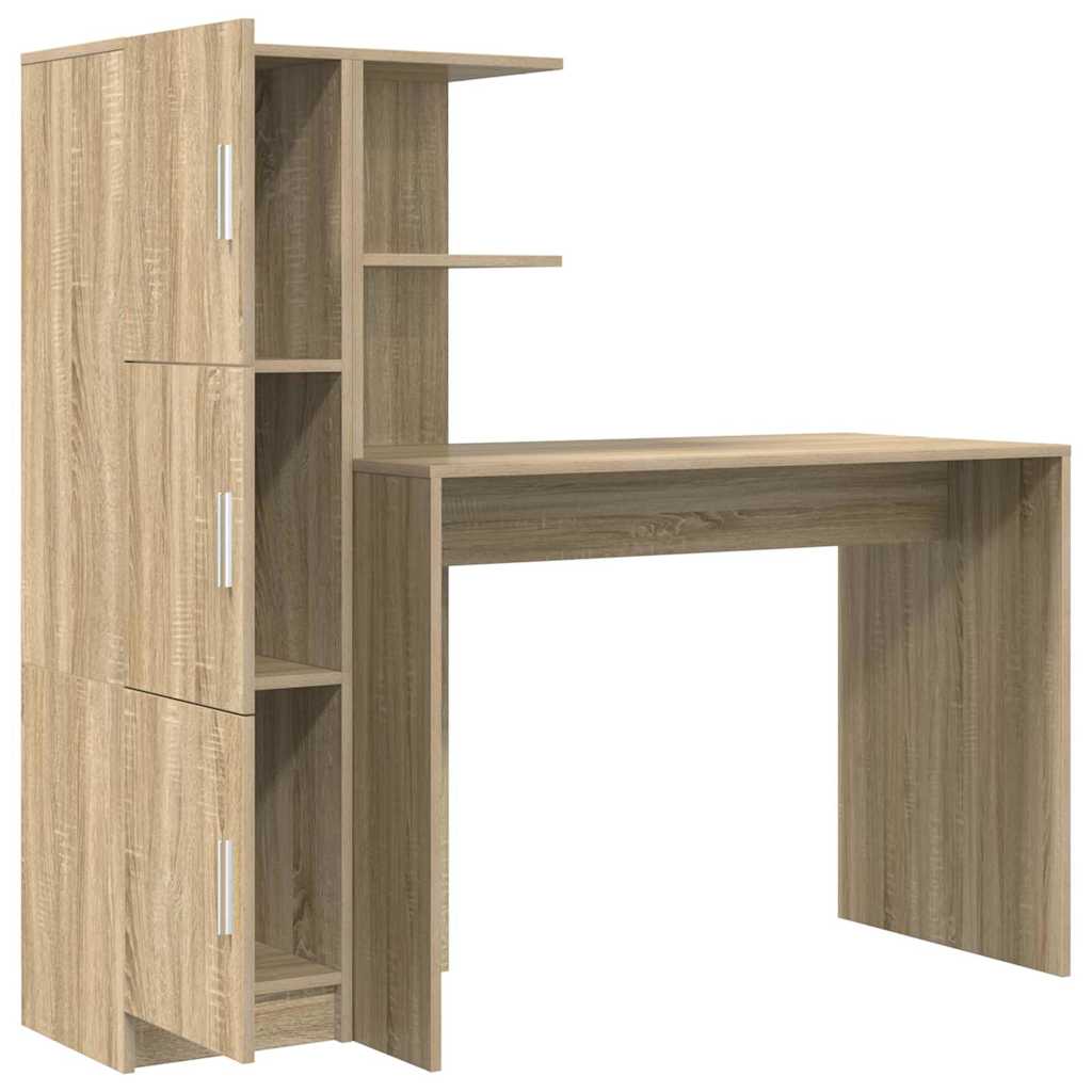 Desk 2 pcs Sonoma Oak
