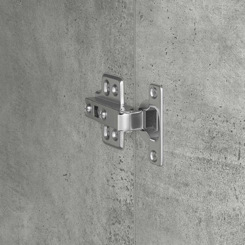 Desk 2 pcs Concrete Grey