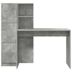 Desk 2 pcs Concrete Grey