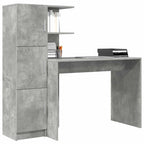 Desk 2 pcs Concrete Grey