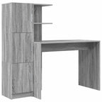 Desk 2 pcs Grey Sonoma
