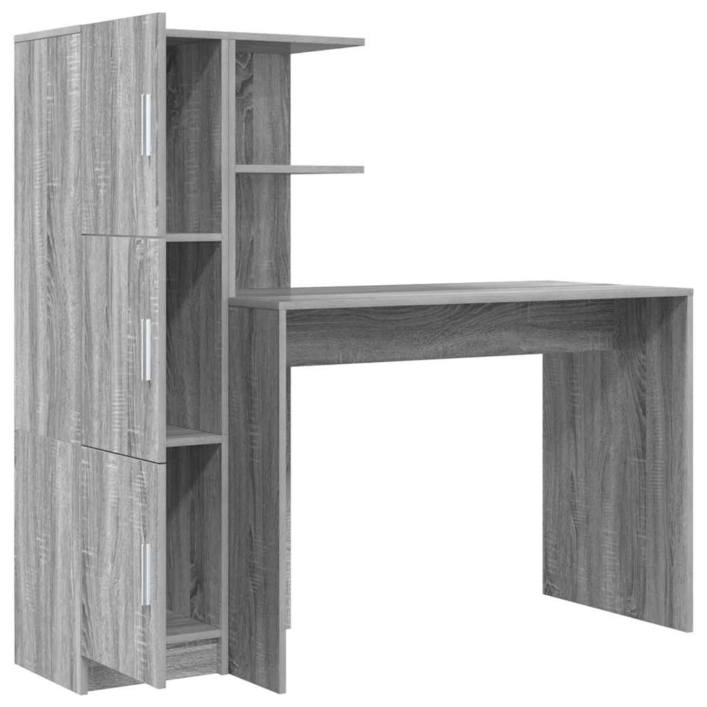 Desk 2 pcs Grey Sonoma
