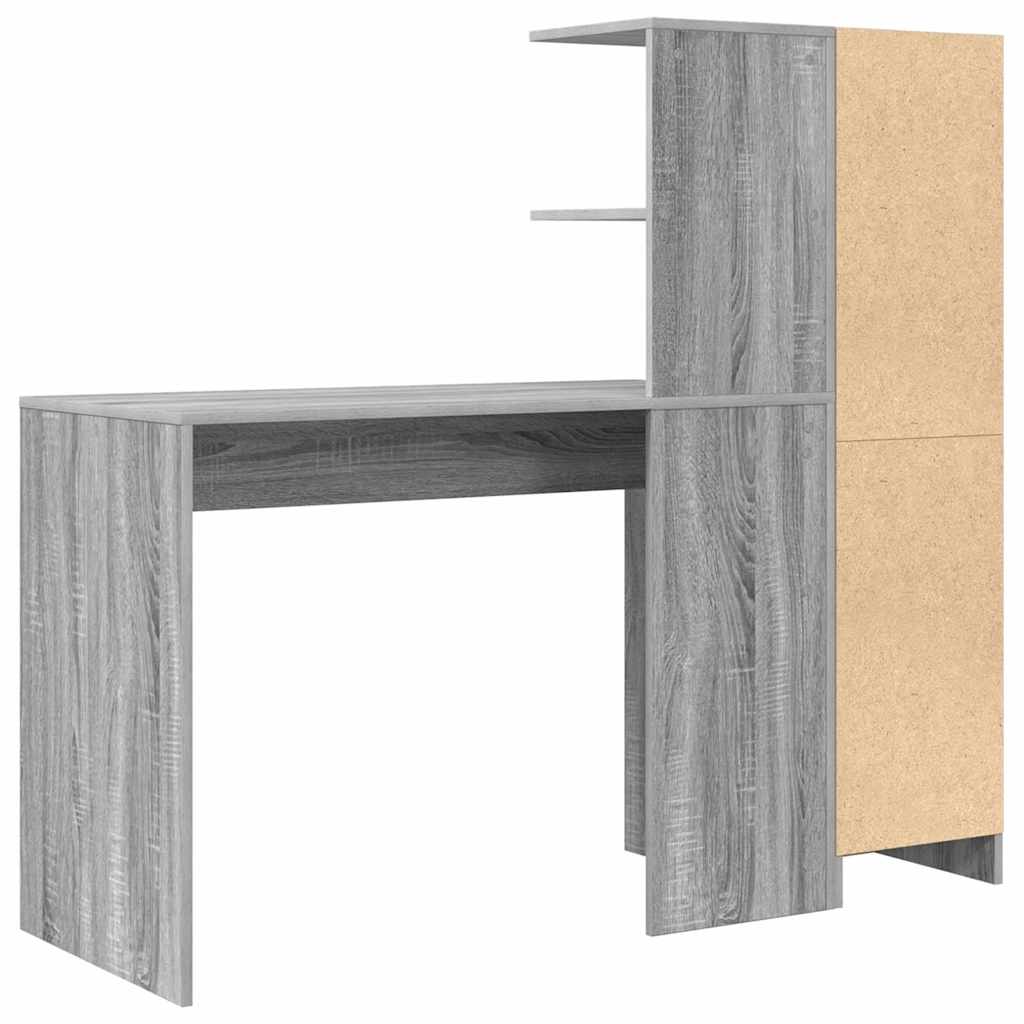 Desk 2 pcs Grey Sonoma