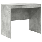 Desk with Drawer 2 pcs Concrete Grey