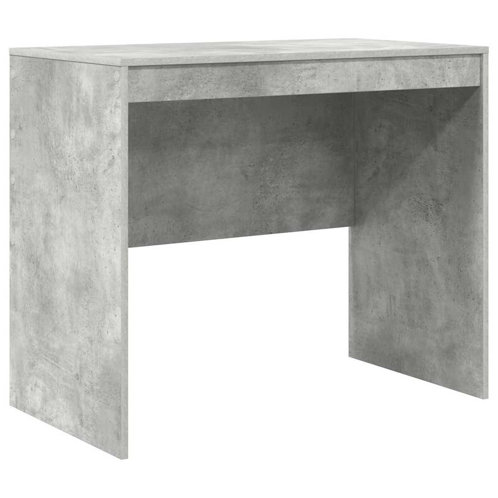 Desk with Drawer 2 pcs Concrete Grey
