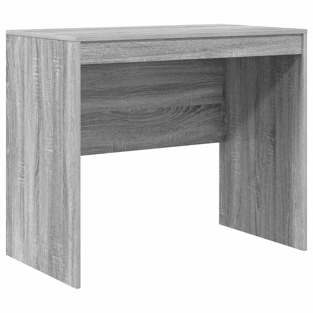 Desk with Drawer 2 pcs Grey Sonoma