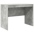 Desk with Drawer 2 pcs Concrete Grey