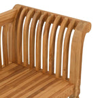 Bench Brown 127.5 x 52 x 80 cm Solid Teak wood