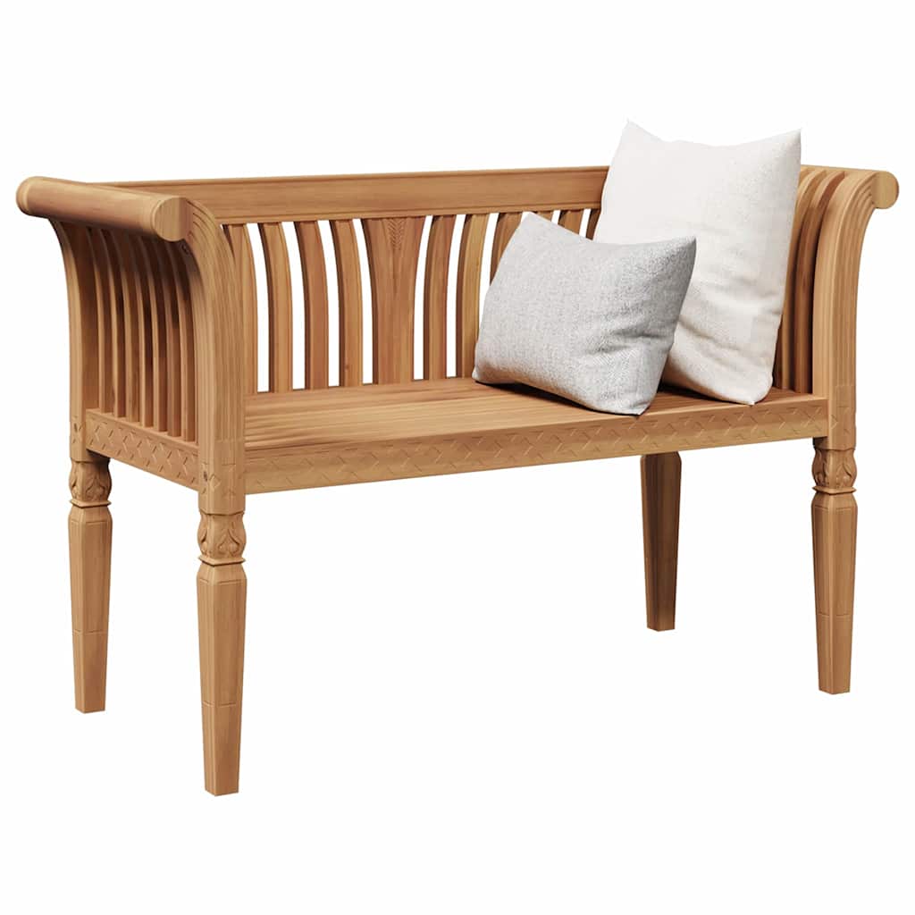 Bench Brown 127.5 x 52 x 80 cm Solid Teak wood