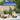 Balinese Parasol Blue (210-220) x 260 cm Cotton and solid wood