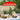 Balinese Parasol Red (210-220) x 260 cm Cotton and solid wood