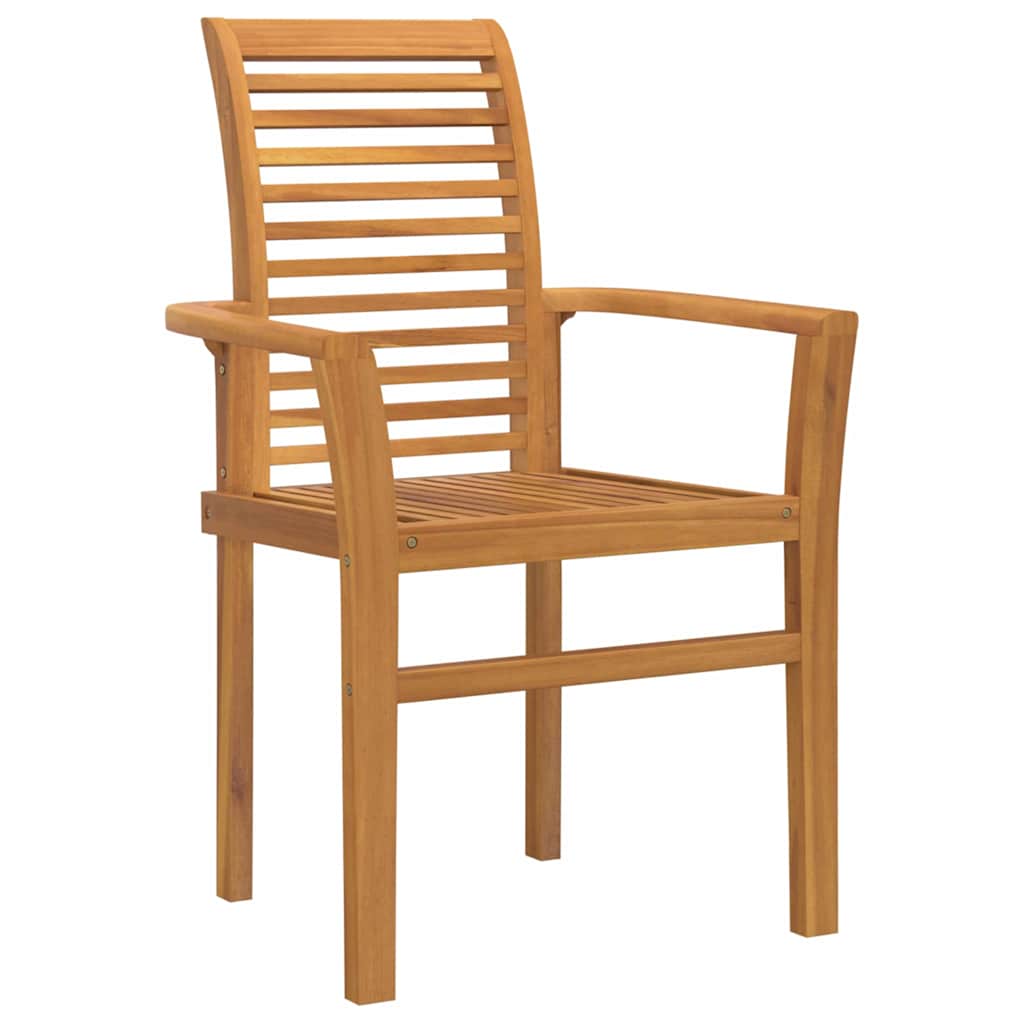 Dining Chair 4 pcs Brown 62.5 x 54. x 95.5 cm Solid Teak Wood