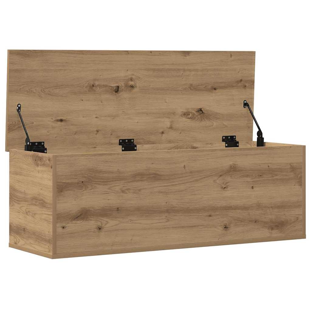 Storage Box Artisan Oak 102 x 35 x 35 cm Engineered Wood
