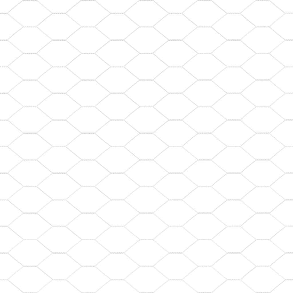 Hexagon Fence Silver 1.4 x 100 m Galvanised steel