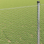 Hexagon Fence Silver 1.5 x 100 m Galvanised steel