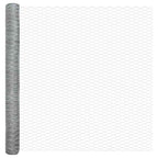 Hexagon Fence Silver 1.6 x 100 m Galvanised steel