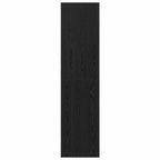 Wardrobe with Shelf Black Oak 100 x 50 x 200 cm Engineered Wood