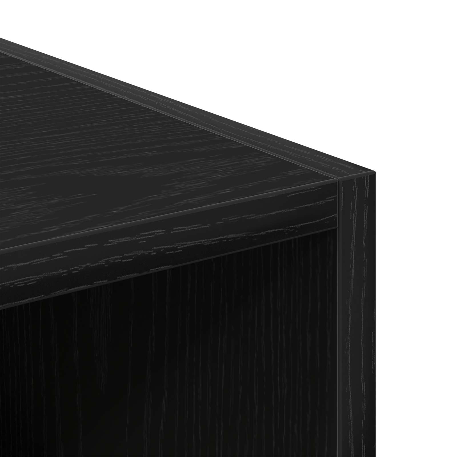 Wardrobe with Shelf Black Oak 30 x 50 x 200 cm Engineered Wood