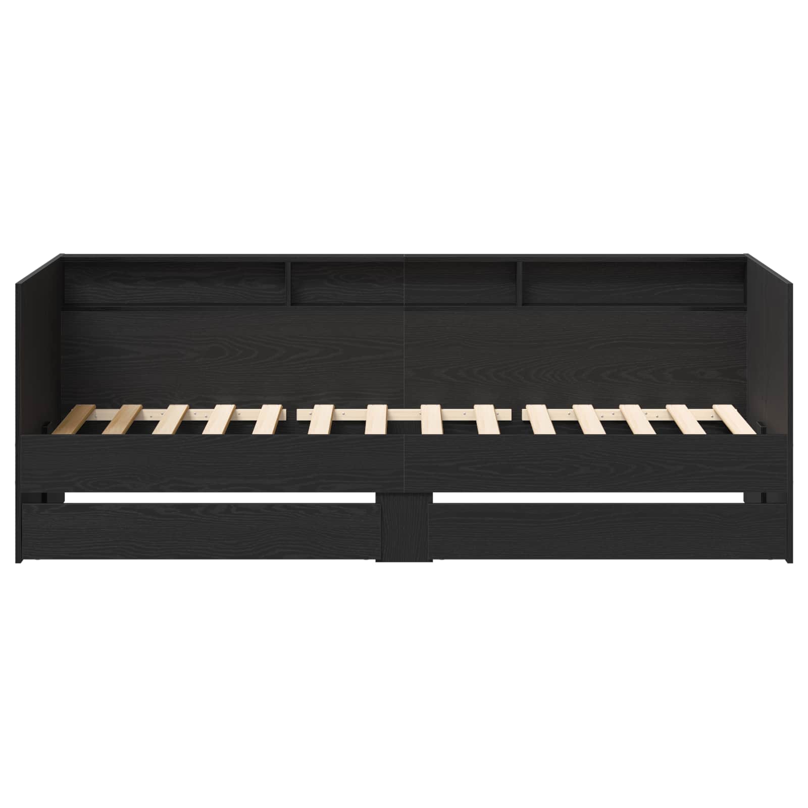 Day Bed with Drawer Grey 90 x 200 cm Engineered Wood