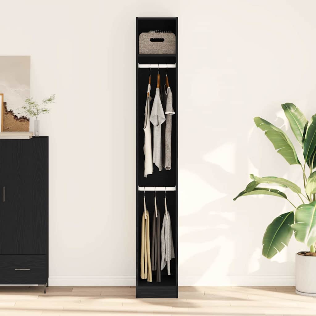 Wardrobe with Shelf Old Wood 30 x 50 x 200 cm Engineered Wood