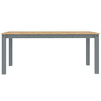 4 Piece Dining Set Panama Grey Solid Wood Pine