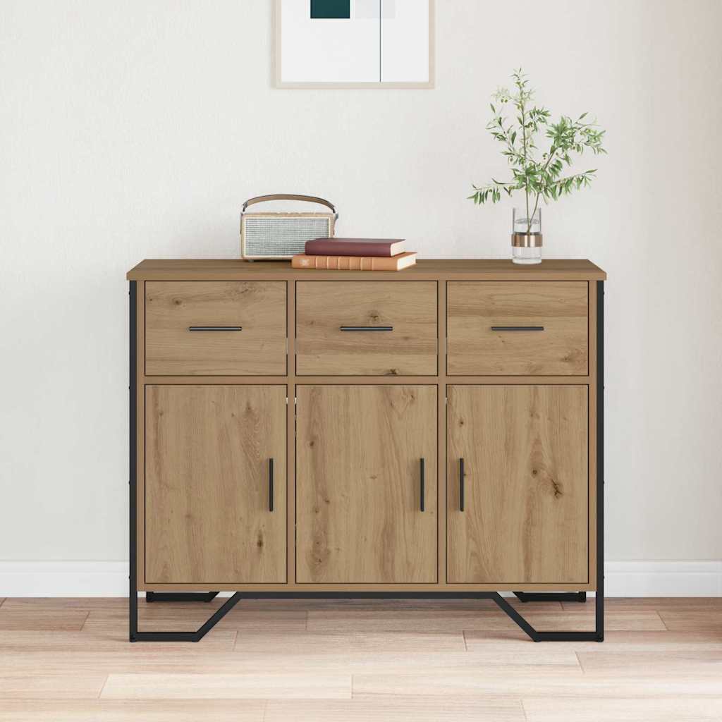 Sideboard with Drawer Artisan Oak 97 x 32.5 x 74.5 cm