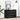 Chest of Drawers Black oak 80 x 41 x 58 cm Engineered wood