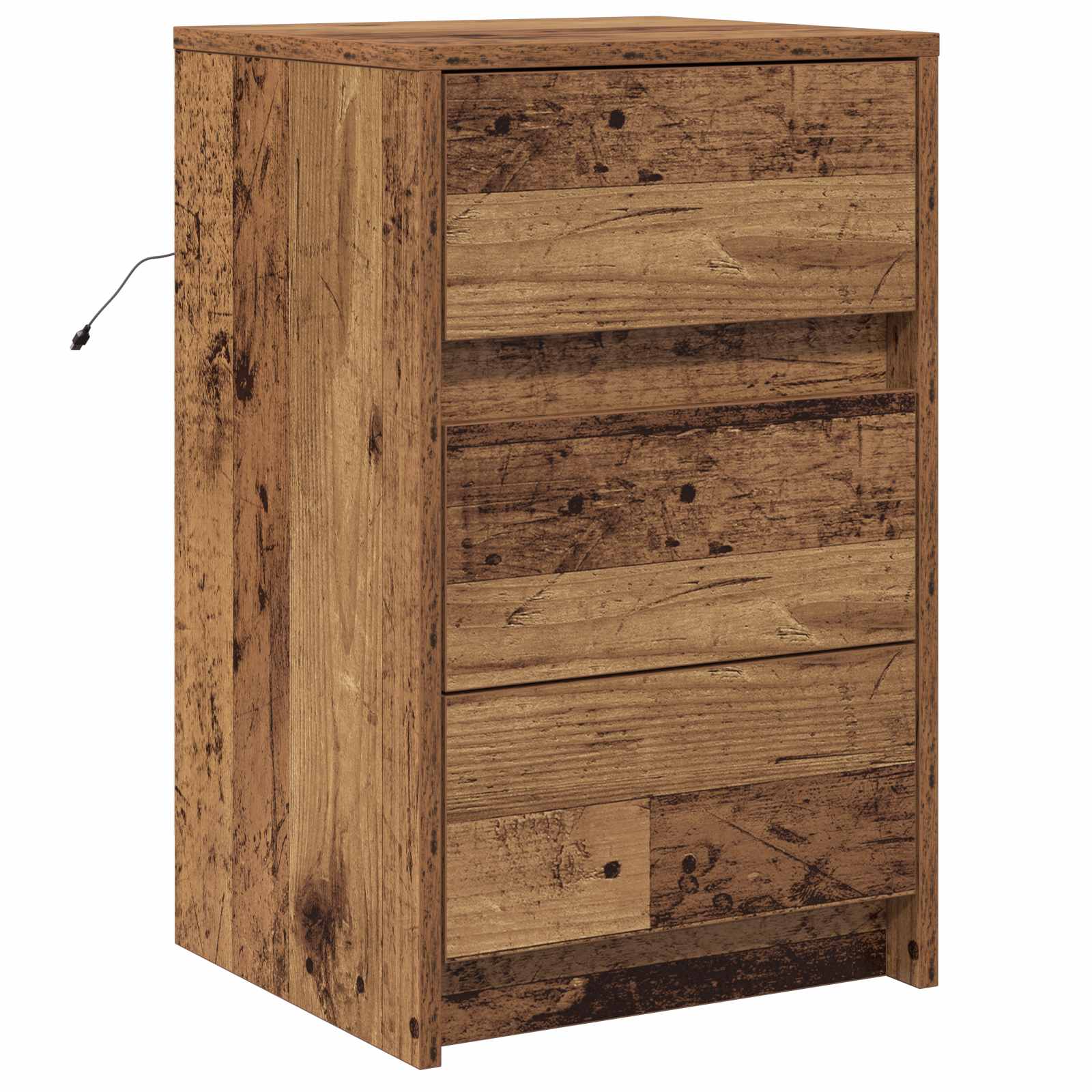 Bedside Cabinet Old Wood 38 x 34 x 61 cm Engineered wood