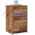 Bedside Cabinet Old Wood 38 x 34 x 61 cm Engineered wood