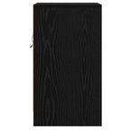 Bedside Cabinet Black Oak 38 x 34 x 61 cm Engineered wood