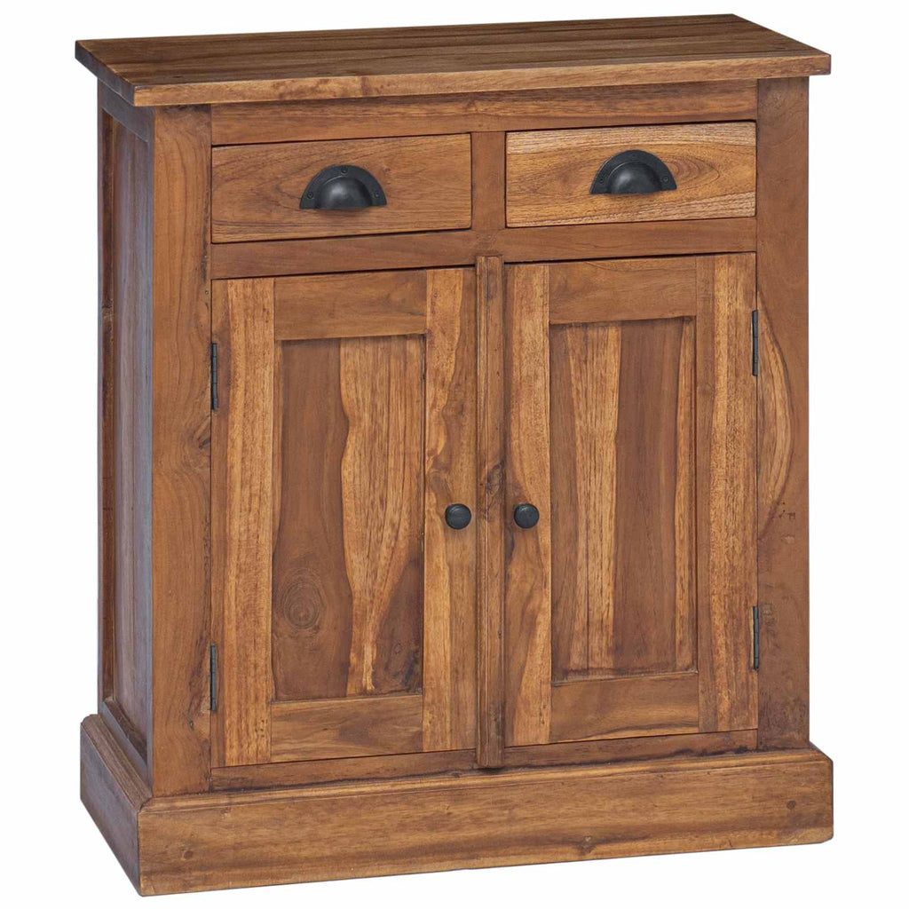 Storage Cabinet Natural 65 x 30 x 75 cm Solid Teak Wood