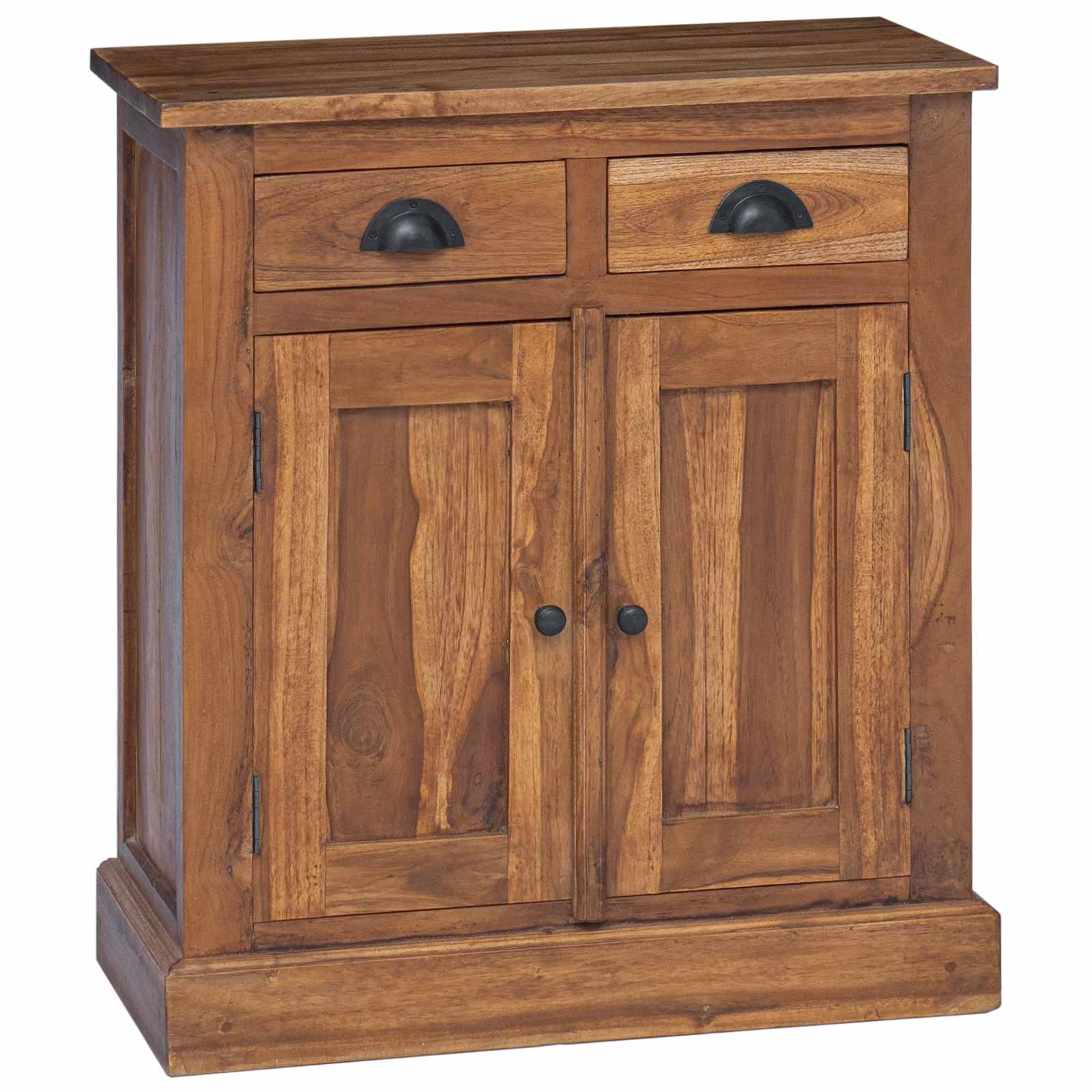 Storage Cabinet Natural 65 x 30 x 75 cm Solid Teak Wood