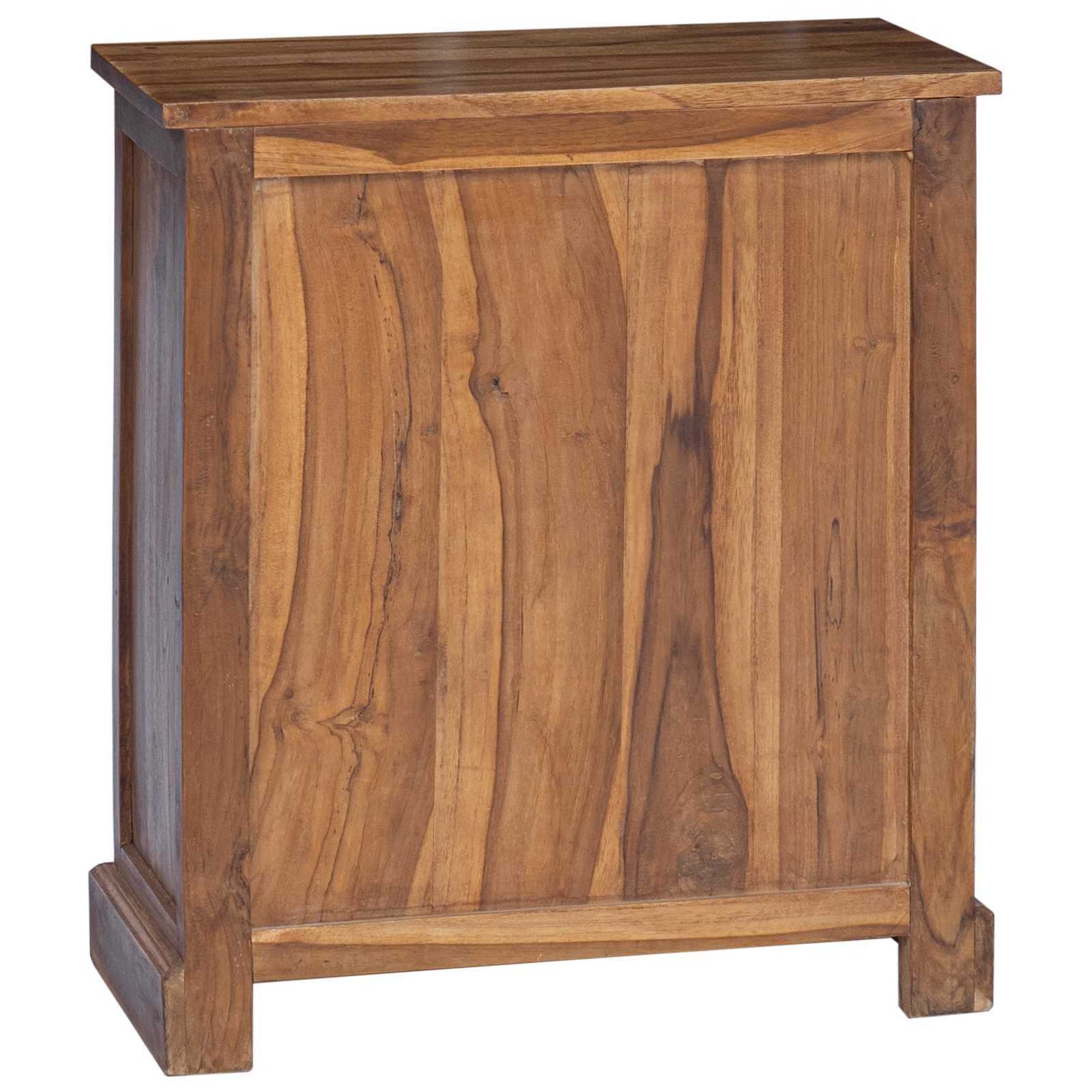 Storage Cabinet Natural 65 x 30 x 75 cm Solid Teak Wood