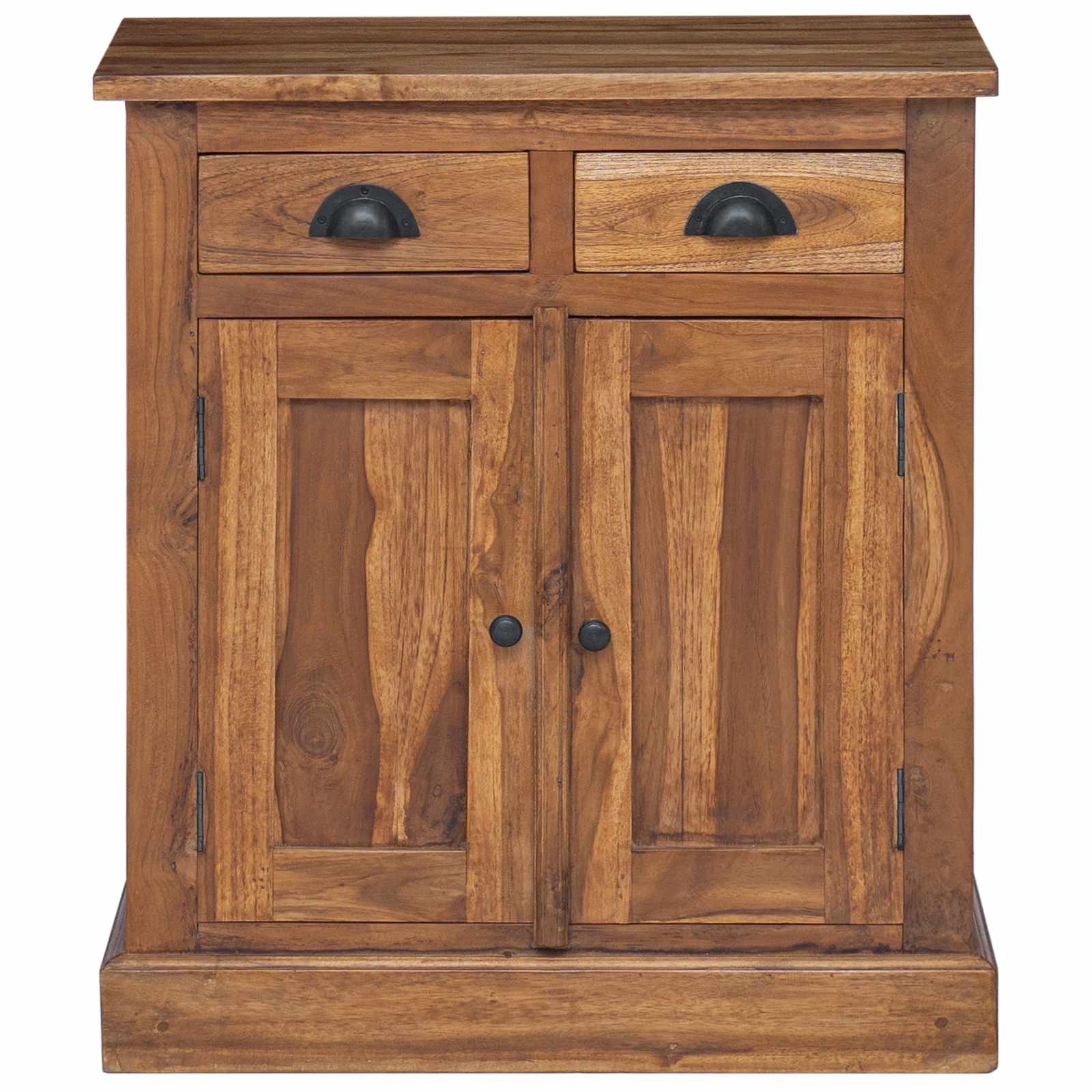 Storage Cabinet Natural 65 x 30 x 75 cm Solid Teak Wood
