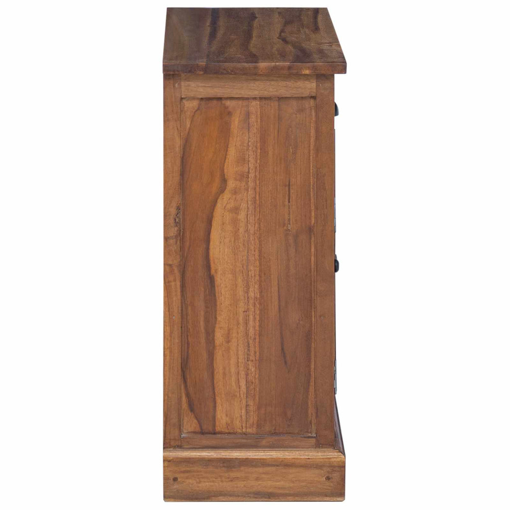 Storage Cabinet Natural 65 x 30 x 75 cm Solid Teak Wood