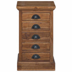 Chest of Drawers Brown 35 x 30 x 60 cm Solid Teak Wood