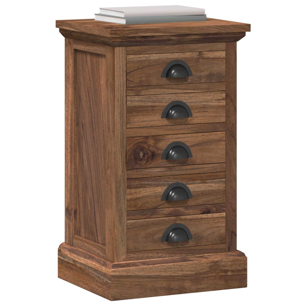 Chest of Drawers Brown 35 x 30 x 60 cm Solid Teak Wood