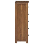 Chest of Drawers Brown 45 x 35 x 110 cm Solid Teak Wood
