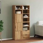 Side Cabinets 4 pcs "ODDA" 40x24x79 cm Solid Wood Pine