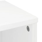 Side Cabinets 6 pcs "ODDA" White 40x24x79 cm Solid Wood Pine
