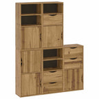Side Cabinets 5 pcs "ODDA" 40x24x79 cm Solid Wood Pine